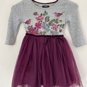 Zunie Girl Dress sweater tulle size 5